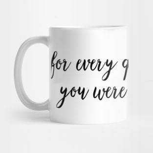 One Direction quote Louis little things Mug